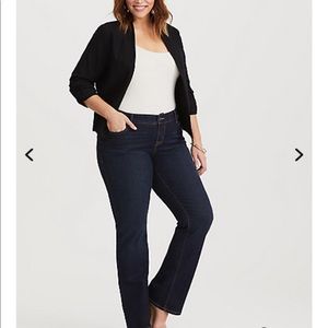 Torrid Relaxed Boot Cut Denim in Dark Wash